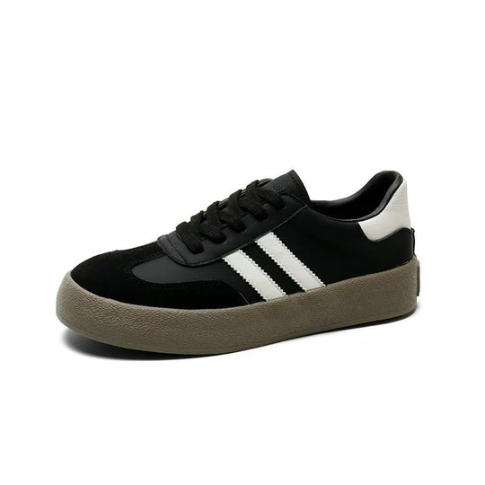 Damen Vintage Sneakers mit strukturiertem Obermaterial und dämpfender Sohle EB
