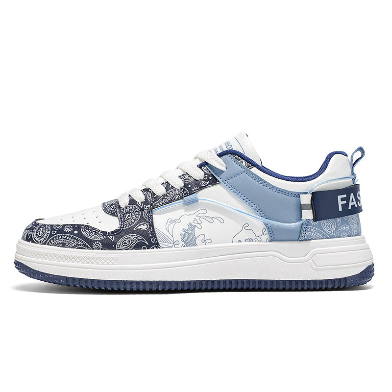 Damen Modische Sneaker mit einzigartigem Grafikdesign und atmungsaktiver Struktur EB