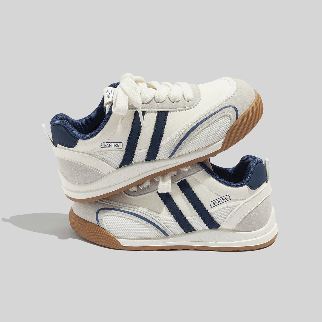 Damen Sportliche Sneakers mit rutschfester Sohle und atmungsaktiver Mesh-Oberfläche EB