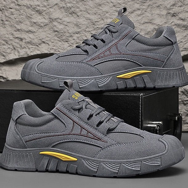 Damen Sportliche Trekking Sneaker mit rutschfester Sohle und atmungsaktivem Obermaterial EB