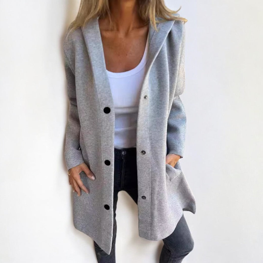 EB | Warmer Mantel mit Kapuze