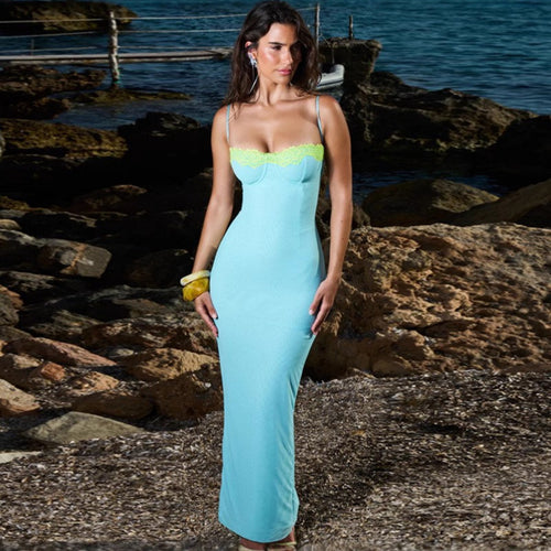 Damen Langarm Nachtkleid mit eleganter Spitzenverzierung EB