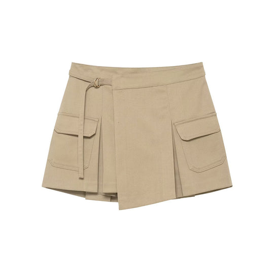 Damen Utility-Rock mit praktischen Taschen und schickem Kordelzug EB