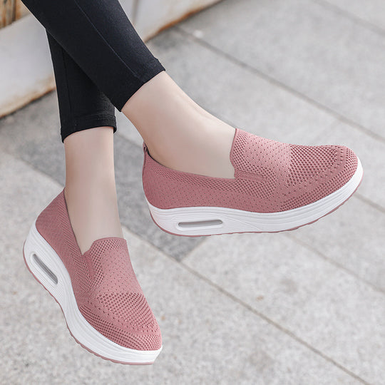 Damen Leichte Slip-On Sneakers mit Luftpolsterung EB