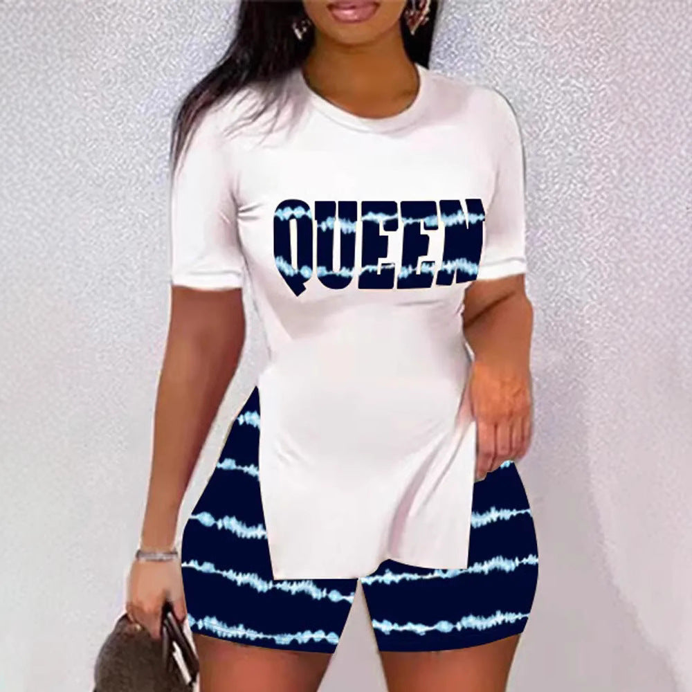 Damen Trendiges T-Shirt mit aufwendig bedrucktem Motiv EB