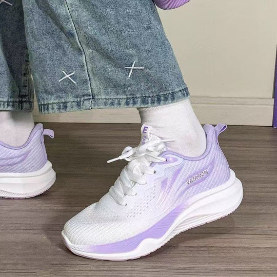 Damen Modische Lauf-Sneakers mit atmungsaktiver Mesh-Oberfläche und dämpfender Sohle EB