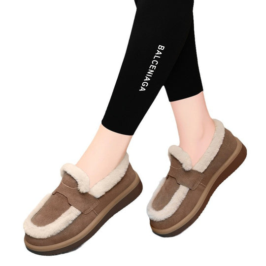 Damen warme Hausschuhe mit weichem Futter EB