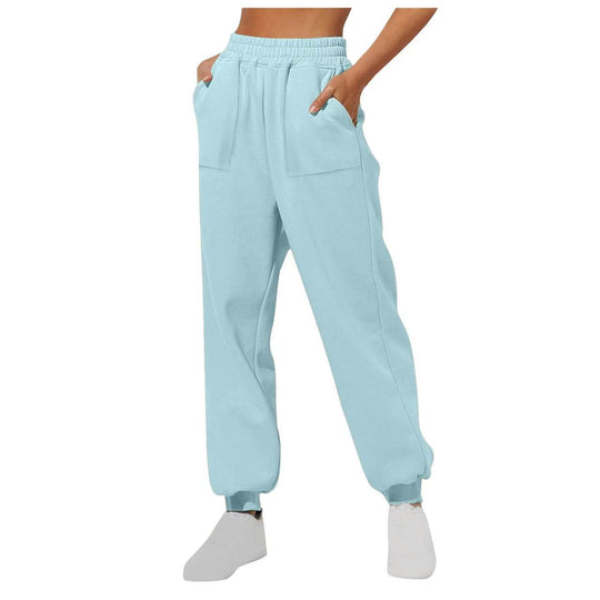 Damen lässige Freizeithose mit hohem Bund EB