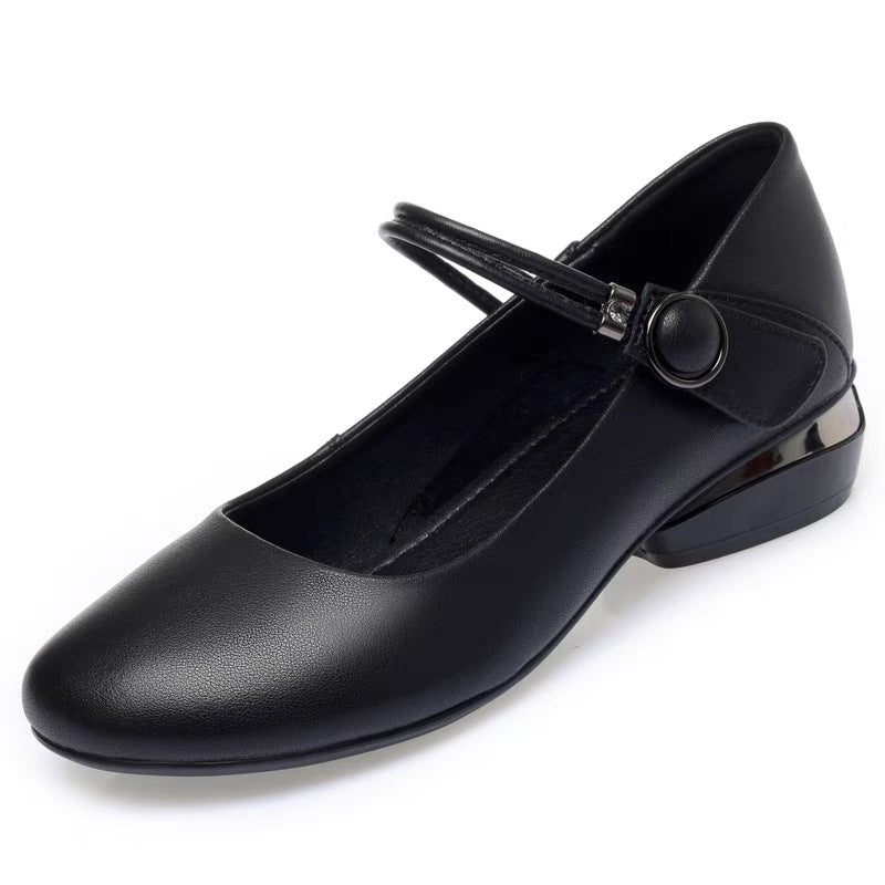 Damen Ballerinas mit elegantem Riemen EB