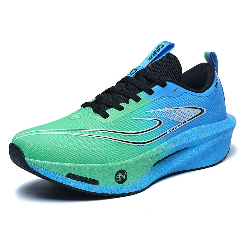 Unisex fließende Race-Performance-Sneaker mit hochprofilierter reaktiver Schaum-Zwischensohle und nahtlosem Leichtstrick-Obermaterial EB