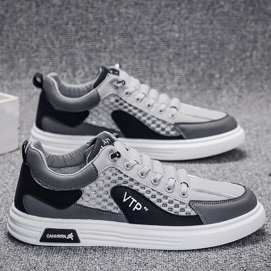 Damen Sneakers aus atmungsaktivem Mesh und robustem Leder EB