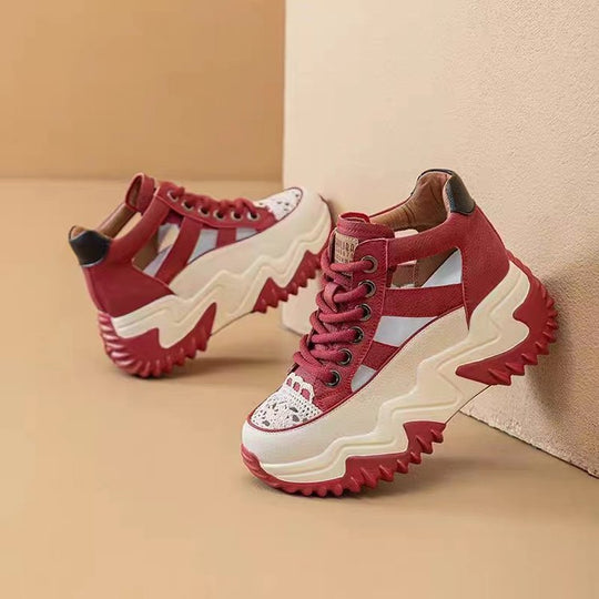 Damen Sportliche Chunky Sneakers mit innovativer Sohle und atmungsaktivem Obermaterial EB
