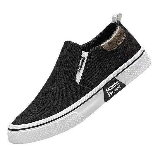Damen Bequeme Slip-On Sneaker mit elastischen Einsätzen und rutschfester Sohle EB