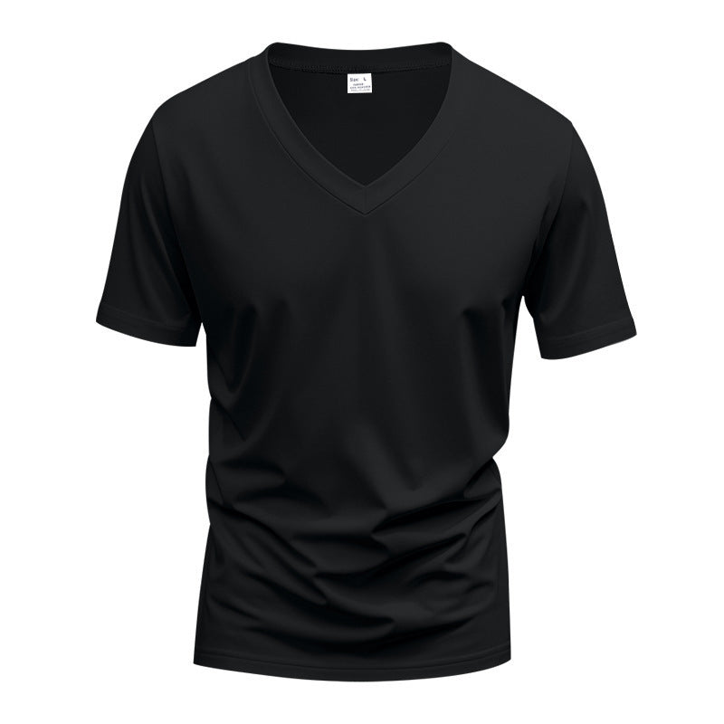 Herren Funktions-T-Shirt mit V-Ausschnitt aus atmungsaktivem Material EB