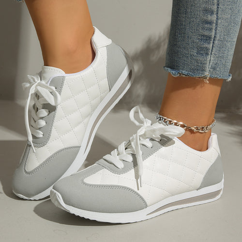 Damen Sportliche Sneakers mit gepolstertem Innenfutter und rutschfester Sohle EB
