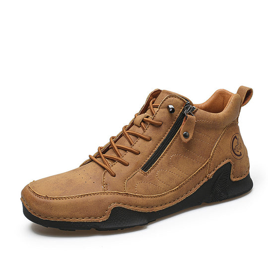 Herren Modische und bequeme High-Top Sneakers mit elastischem Schnürsystem EB