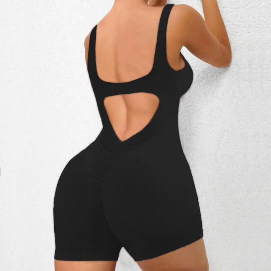 Damen Sportlicher Bodysuit mit innovativem Rückenausschnitt EB