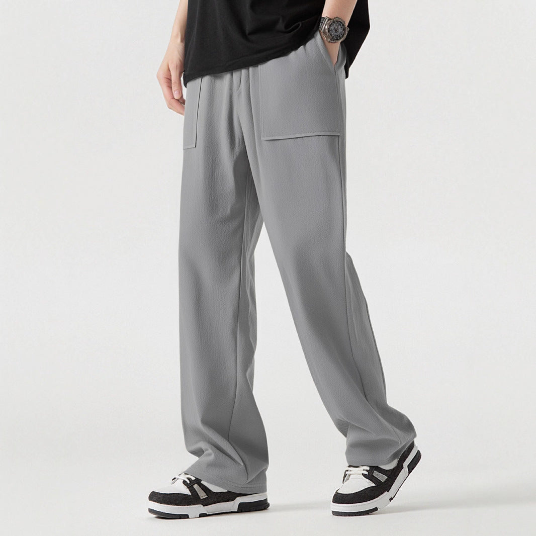 Herren Bequeme Cargo-Hose mit praktischen Taschen und elastischem Bund EB