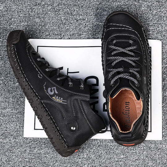 Herren Hochwertige und flexible Schnürboots mit rutschfester Sohle EB