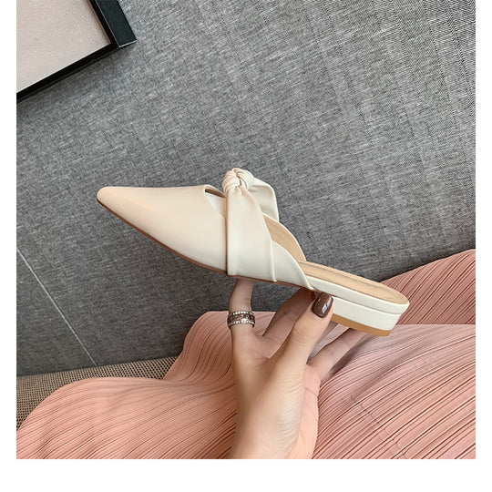 Damen Mules mit elegantem Knotendesign EB