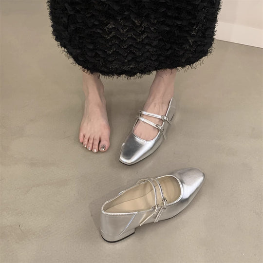 Damen stilvolle Pumps mit verstellbaren Riemen EB