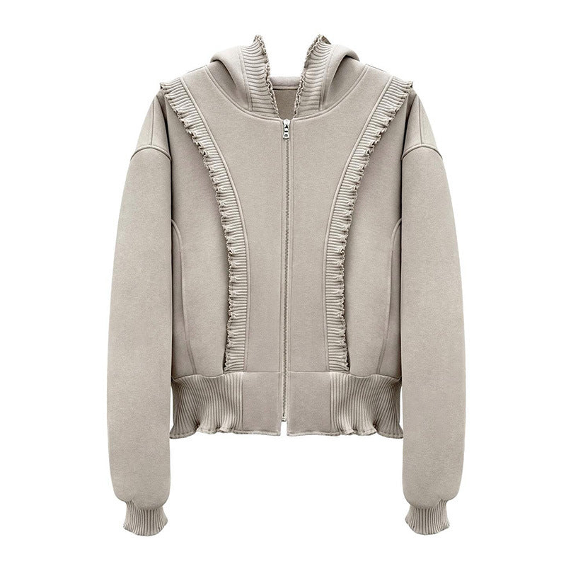 Damen Komfortable Loungehosen mit Rüschendetails EB