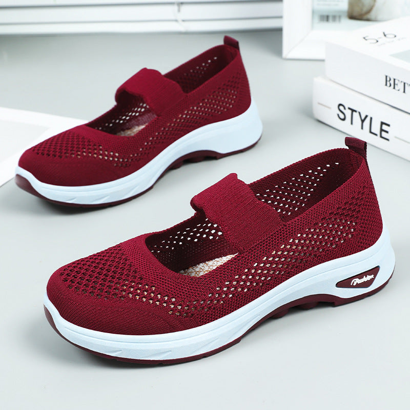 Damen Atmungsaktive Freizeit-Slipper mit elastischem Riemen EB