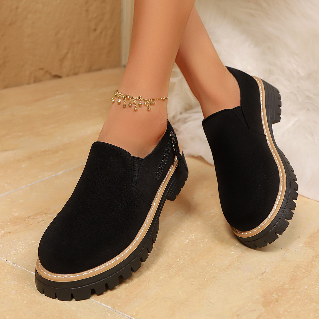 Damen Slip-On Boots mit robustem Profil und komfortabler Einlage EB