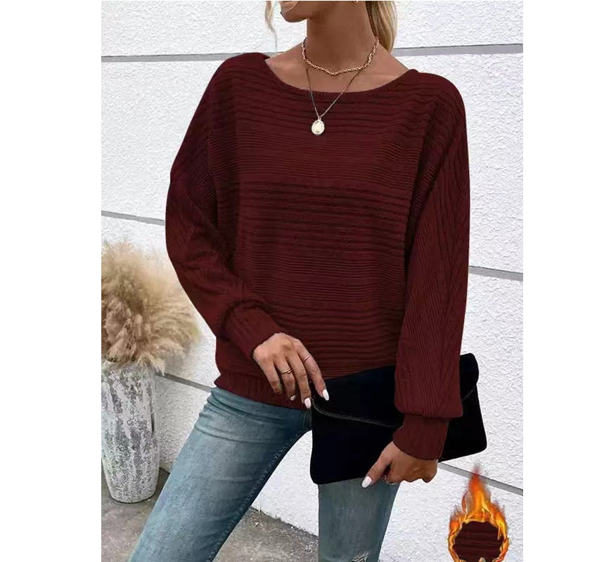 Damen Pullover mit strukturiertem Muster EB