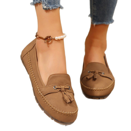 Damen Mokassins mit flexiblem und dämpfendem Fußbett EB