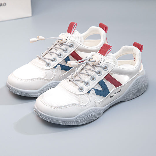 Damen elegante Freizeitsneaker mit atmungsaktivem Mesh-Obermaterial und rutschfester Sohle EB