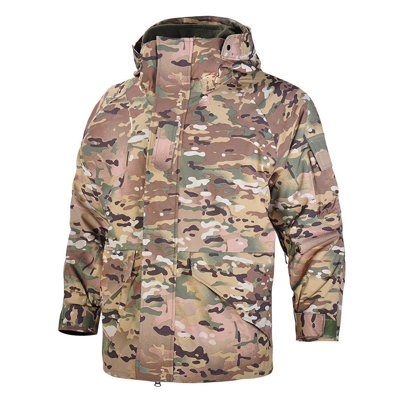 Herren wetterfeste Camouflage-Jacke EB