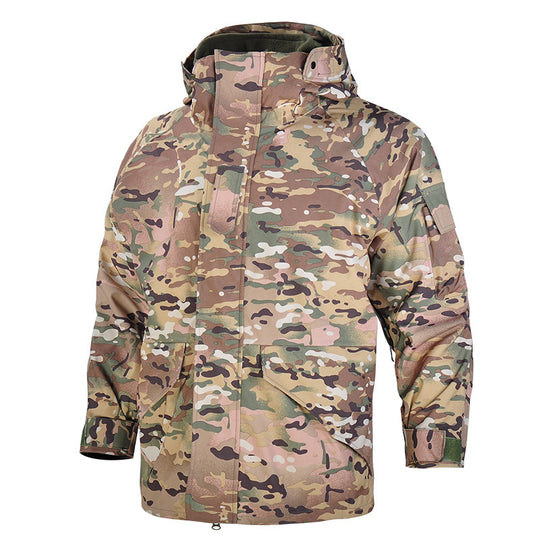 Herren wetterfeste Camouflage-Jacke EB