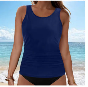 Damen Tankini-Oberteil mit Raffung EB