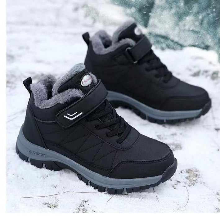 Damen Fleecegefütterte Winterstiefel mit rutschfester Sohle EB