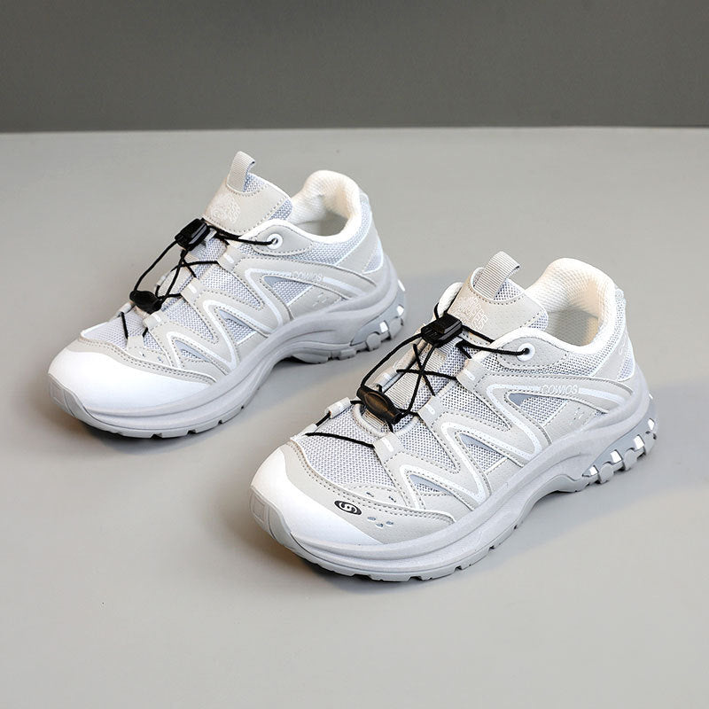 Damen Sportliche Laufschuhe mit elastischen Schnürsystem und atmungsaktiver Mesh-Oberfläche EB
