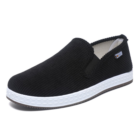 Damen Bequeme Samt-Slipper mit elastischem Einstieg und rutschfester Sohle EB