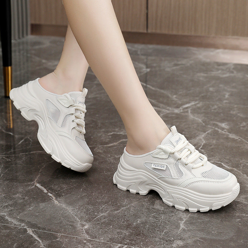 Damen sportliche Clogs im modernen Design mit atmungsaktiver Mesh-Oberfläche EB