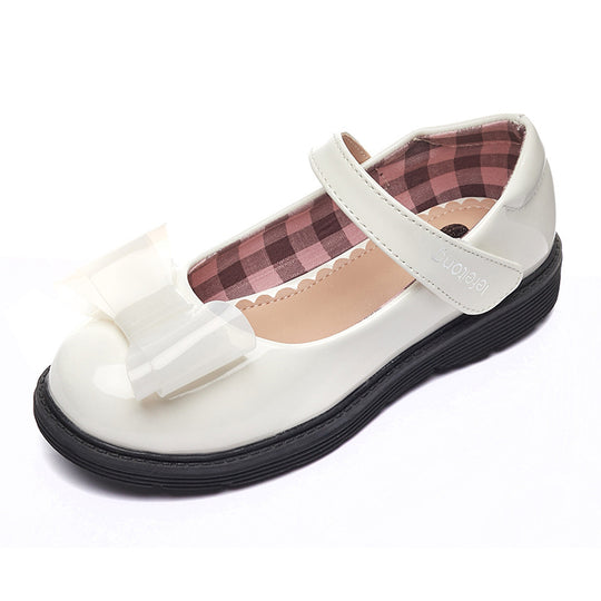 Mädchen Ballerinas mit verstellbarem Riemen und Schleifendetail EB