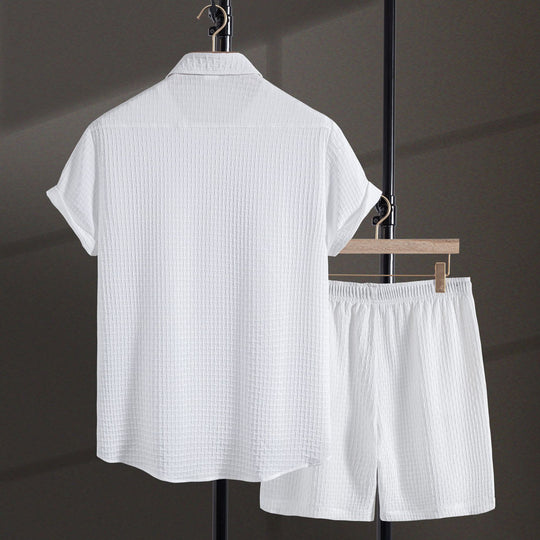 Damen Relaxed Fit Freizeitoberteil mit passender Shorts EB