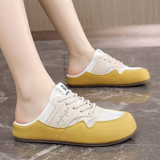 Damen Freizeitschuhe mit atmungsaktiven Mesh-Einsätzen und rutschfester Laufsohle EB