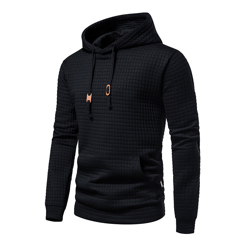 Herren modischer Kapuzenpullover mit strukturierter Oberfläche EB