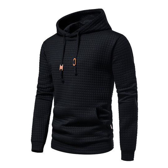 Herren modischer Kapuzenpullover mit strukturierter Oberfläche EB