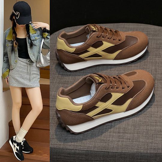 Damen Sportliche Sneakers mit gepolsterter Innensohle und rutschfester Sohle EB