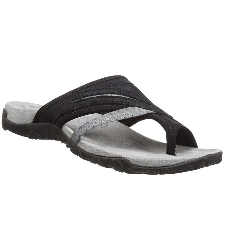 Damen trendige Zehentrenner-Sandalen EB