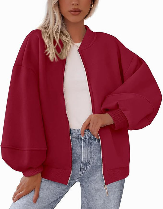 Damen Oversized Sweaterjacke EB