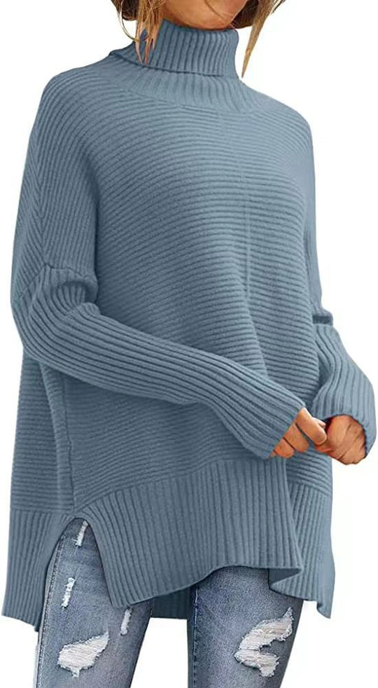 Damen Kuscheliger Rollkragenpullover EB