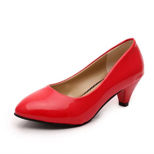 Damen klassische Pumps mit elegantem Absatz EB