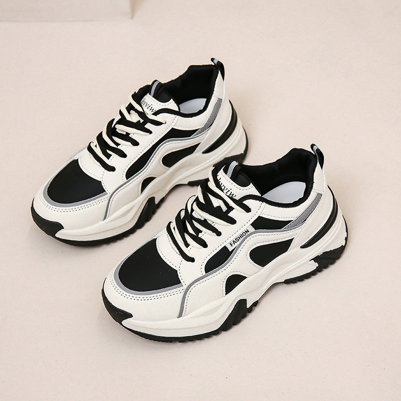 Damen Chunky Sneaker mit dämpfender Sohle und atmungsaktivem Obermaterial EB