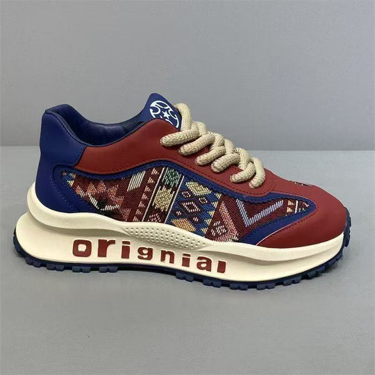 Damen Stilvolle und bequeme Sneakers mit markantem Design und stabiler Sohle EB